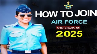 How To Join Air Force After Graduation 2025 [upl. by Dugas]