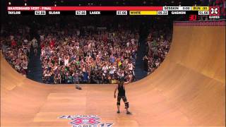 Shaun White and PierreLuc Gagnon 2011 Skateboard Vert Battle for Gold  World of X Games [upl. by Tezzil]