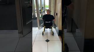 Look How Accessible the Wheellator Motorized Walker Wheelchair is [upl. by Leander]