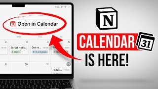 NOTION CALENDAR IS HERE Start Using It The Right Way [upl. by Naasah]