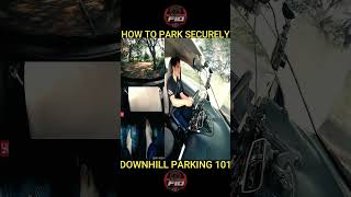 Parking securely on DOWNHILL Roads youtubeshorts shorts short vlog cars vlogger [upl. by Leis]