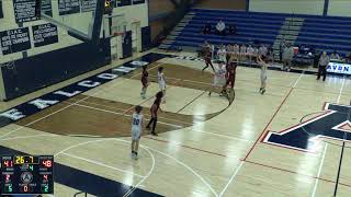 Avon vs New Britain High School Boys Varsity Basketball [upl. by Yelsehc]