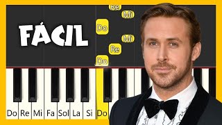 La La Land  TUTORIAL PIANO FÁCIL  EASY PIANO [upl. by Anawed767]