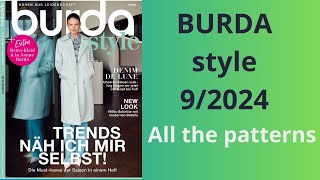 Burda 92024 full review NEW Burda Style All the patterns burdastyle sewingmagazine newburda [upl. by Setsero702]