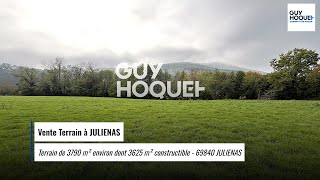 Vente Terrain à JULIENAS  179000 € [upl. by Gwenore]