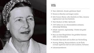 Simone de Beauvoir Existenzialismus und das andere Geschlecht [upl. by Seigler832]