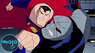 Top 10 Most Epic Moments in Superhero Cartoons [upl. by Nosecyrb]