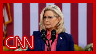 Liz Cheney slams Trump during campaign stop for Harris [upl. by Flanigan487]