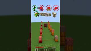 Lowest Lasers vs Different Mobs meme shorts minecraft [upl. by Anahoj211]