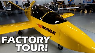 Worlds Smallest Personal Jet  Factory Tour of Sonex Aircraft during Oshkosh 2021 Airventure [upl. by Shirlee]