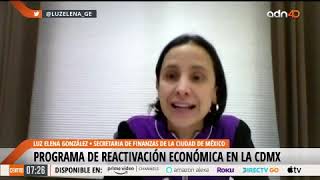 Entrevista con secretaria de Finanzas CDMX [upl. by Dunkin]