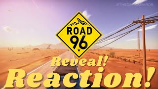 Road 96 Reveal Trailer Reaction The Game Awards 2020 [upl. by Calen]