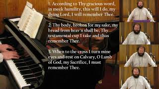 According to Thy Gracious Word [upl. by Leach]