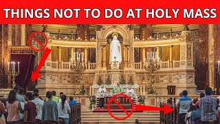 TOO MANY WRONG ATTITUDES DURING THE HOLY MASS HERES WHAT THEY ARE🙏✝ [upl. by Anivram668]