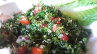 Tabbouleh تبولة Authentic Lebanese recipevegan [upl. by Lauretta181]