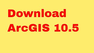 How to Download and Install ArcGIS 105 with Crack [upl. by Yahiya]