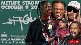 TRAVIS SCOTT METLIFE CONCERT FTPLAYBOI CARTI KANYE WEST playboicarti kanyewest metlife [upl. by Honebein]