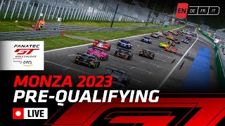 LIVE  PreQualifying  Monza  Fanatec GT World Challenge powered by AWS English [upl. by Ahsenak116]