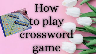 How to play crossword game  Explanation in Hindi  Pocket friendly game  Neha Kasana [upl. by Emmalynn]