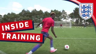 U21 Sharp Shooting Session  Grealish Abraham Redmond Finishing Practice  Inside Training [upl. by Mikol]