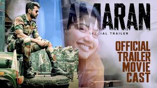 Amaran  Official Trailer  Sivakarthikeyan  Sai Pallavi [upl. by Alegnaoj]