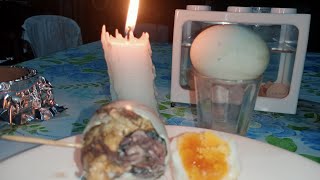 OLDASMR DIY MAKINGS SATISFIENG sounds in aluminum foil COOKING 🍳 eggs 🥚 the 1specialty Balutpinoy [upl. by Mittel295]