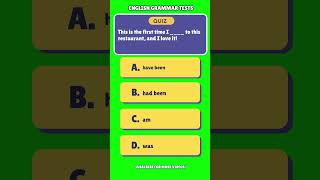 Advanced English Grammar Test  TEST 43 englishgrammar quiz toefl ielts [upl. by Fisk255]