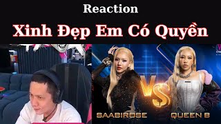 Thầy giáo Ba reaction Em Đẹp Em Có Quyền rap việt [upl. by Ydnew]