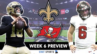 CONFIRMED Spencer Rattler WILL START vs Tampa Bay Buccaneers  Saints vs Buccaneers Preview [upl. by Ahc]