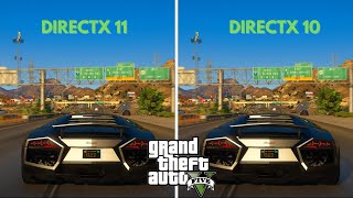 GTA V DirectX 11 VS 10  RTX 4090  i913900KF [upl. by Eirojram]