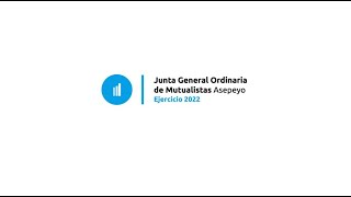 Junta General de Mutualistas  ejercicio 2022 [upl. by Nawaj]