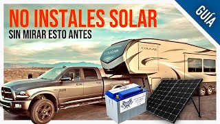 NUESTRA EXPERIENCIA 🔋 BATERIAS de LITIO para Paneles Solares para RV Casas Rodantes y Autocaravanas [upl. by Aicitan]