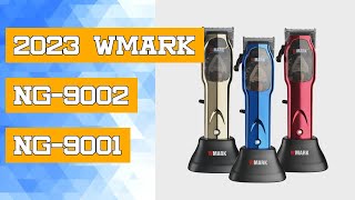 2023 WMARK NG9002 NG9001 High Speed Professional Hair Clipper Microchipped Magnetic Motor 9000RPM [upl. by Trefler181]