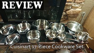 Cuisinart 17 Piece Cookware Set Review [upl. by Ecnerolf]