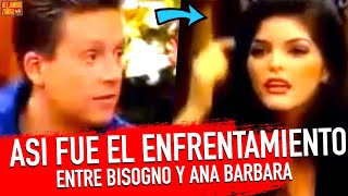 ASI FUE EL AGARRON DE BISOGNO Y ANA BARBARA [upl. by Nasah268]