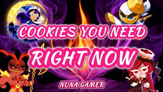 9 COOKIES YOU SHOULD INVEST IN RIGHT NOW  COOKIE RUN KINGDOM [upl. by Enyala]