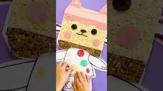 Making Baby Box with CANDY  Food Art  GABBYS DOLLHOUSE [upl. by Ahsikad774]