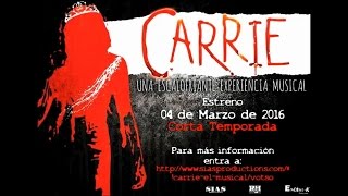 Carrie El Musical Avance  México 04Marzo2016 [upl. by Marcellus]