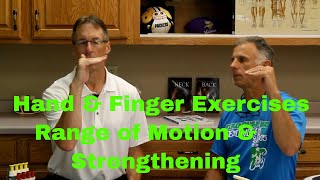 Hand amp Finger Exercises Range of Motion amp Strengthening after Cast Stroke Injury etc [upl. by Conrado]