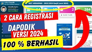 Cara Instal Dapodik 2024  Mudah [upl. by Leake]