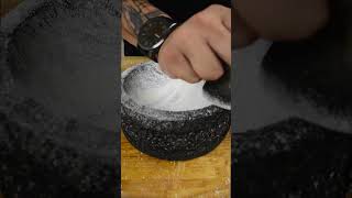 Season cure your molcajete super easy molcajete [upl. by Liss862]