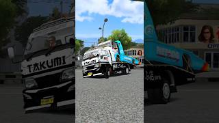 TRUCK TOWING NOWING TOWING bussid bussimulatorindonesia ets2 [upl. by Moishe]