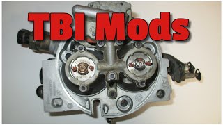 TBI mods how to get the most power and Horse Power from your TBI engine [upl. by Sesylu]