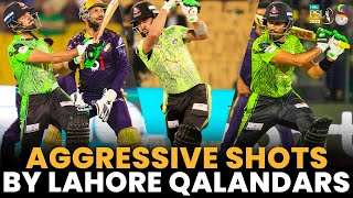 Aggressive Shots By Lahore Qalandars  Lahore Qalandars vs Quetta Gladiators  Match18  PSL8  MI2A [upl. by Caffrey]