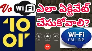 How to Turn On VoWiFi Calling in 10or G  WiFi Calling for Mi A1  in Telugu [upl. by Lladnew]