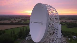 Lovell Telescope at sunset [upl. by Anirdnajela]