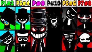 All Phases in Incredibox Sprunki Phase 2 VS Phase 3 VS Phase 4 VS Phase 5 VS Phase 6 VS Phase 710 [upl. by Kristofer]