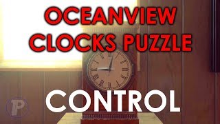 Oceanview Motel Clocks Puzzle Solve  CONTROL game  A Matter of Time  Tips and Tricks [upl. by Granville]