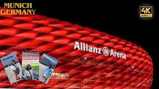 Walking tour of Allianz Arena Stadium FC Bayern Museum Munich 4K [upl. by Sida]