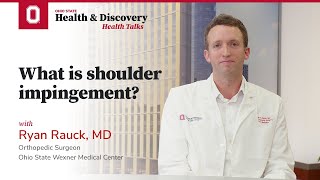 What is shoulder impingement  Ohio State Medical Center [upl. by Manus]